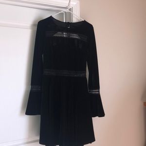 ASOS velvet mini dress